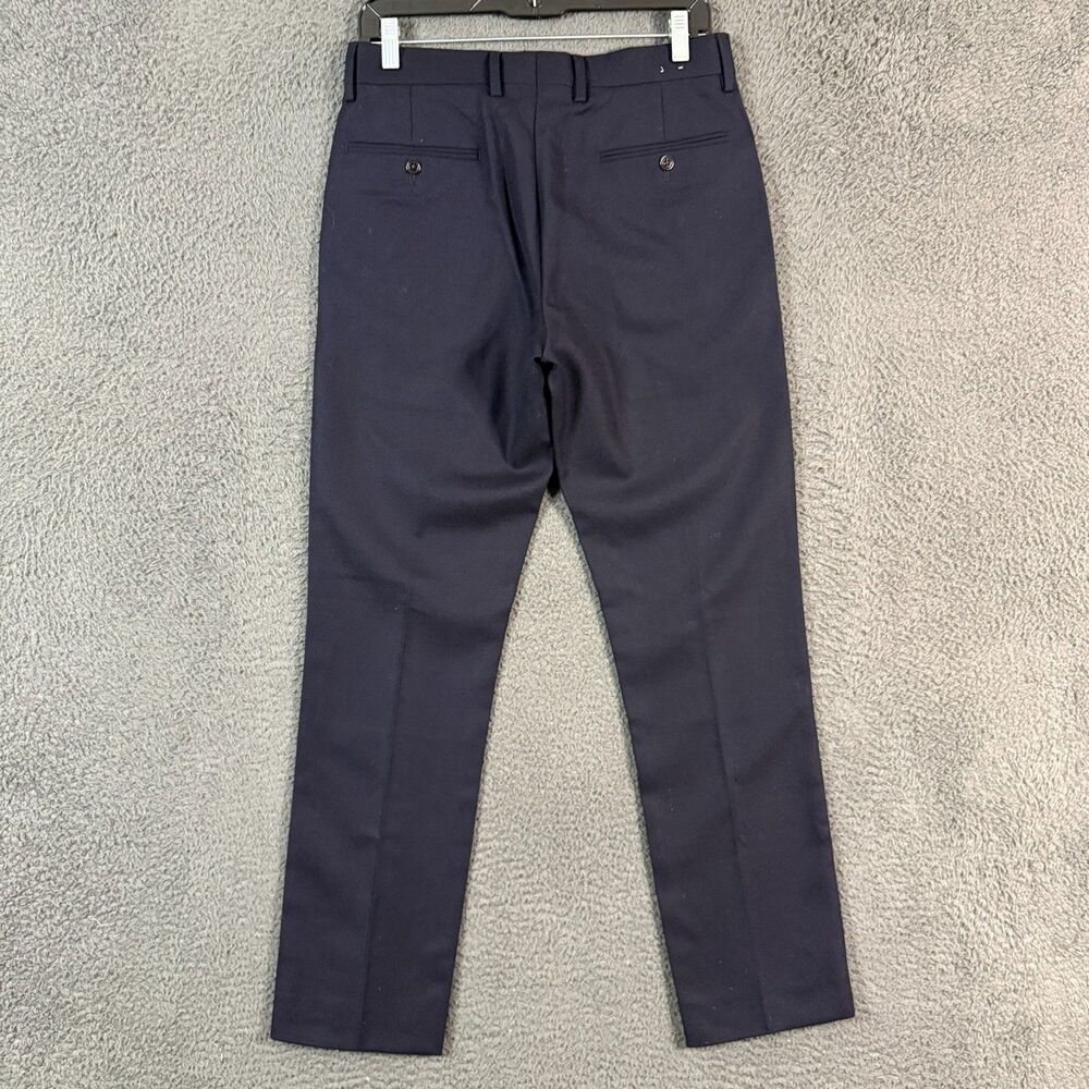 J Crew Pants Mens 29x32 Blue Urban Slim Fit Dress Slacks Wool Formal Preppy - Picture 7 of 15